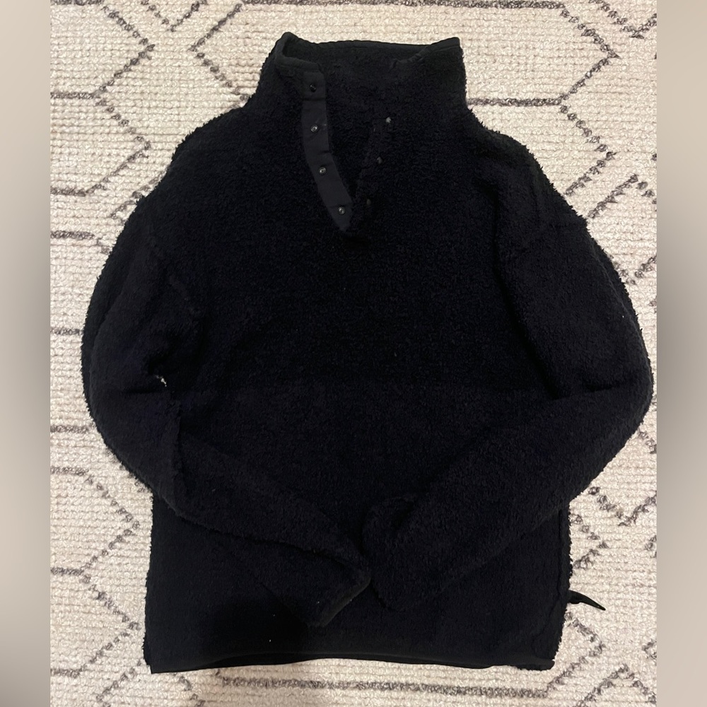 Skims quarter button fleece